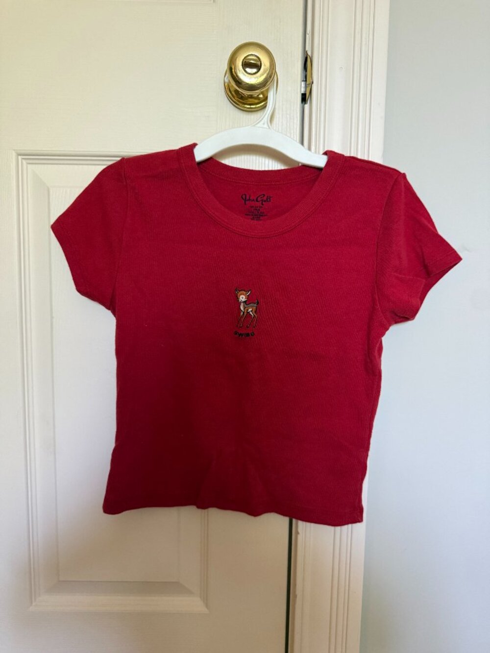 Brandy Melville Ashlyn Swiss Deer Top